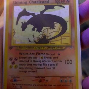 First edition shiny charizard